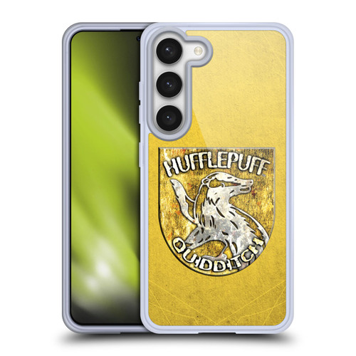 Harry Potter Prisoner Of Azkaban V Hufflepuff Quidditch Badge Soft Gel Case for Samsung Galaxy S23 5G & MagSafe