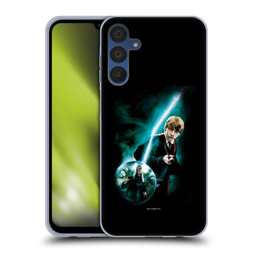 Harry Potter Order Of The Phoenix I Ron Weasley Patronus Soft Gel Case for Samsung Galaxy A15 & MagSafe