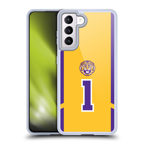 Louisiana State University LSU LSU Jersey Volleyball 2 Soft Gel Case for Samsung Galaxy S21 5G & MagSafe
