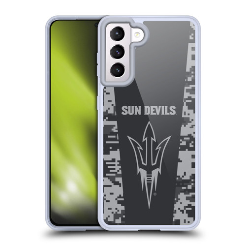 Arizona State University ASU Arizona State Art Digital Camou Soft Gel Case for Samsung Galaxy S21 5G & MagSafe