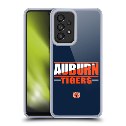 Auburn University AU Auburn University Art Auburn Tigers 2 Soft Gel Case for Samsung Galaxy A33 5G (2022)