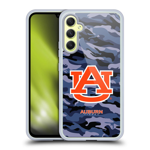 Auburn University AU Auburn University Art Camou 1 Soft Gel Case for Samsung Galaxy A34 5G