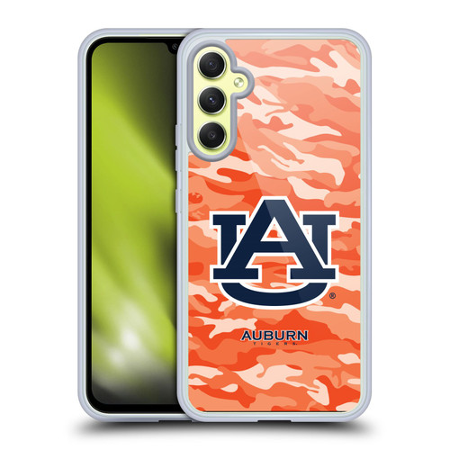 Auburn University AU Auburn University Art Camou 2 Soft Gel Case for Samsung Galaxy A34 5G