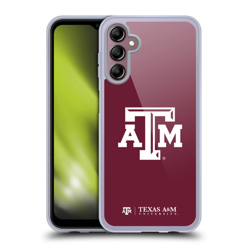Texas A&M University TAMU Texas A&m University Plain Soft Gel Case for Samsung Galaxy A14 5G