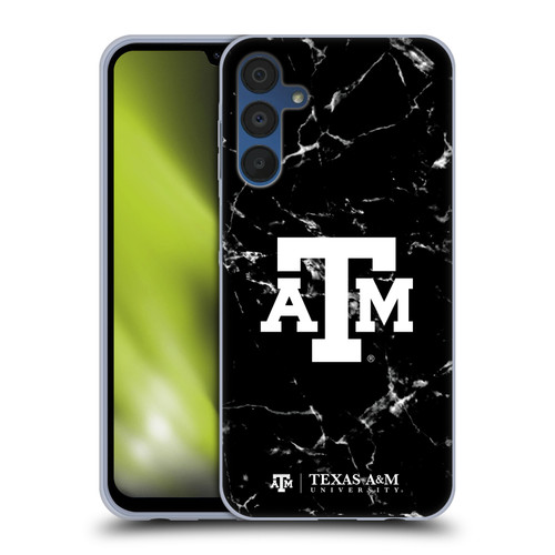 Texas A&M University TAMU Texas A&m University B&W Marble Soft Gel Case for Samsung Galaxy A15 & MagSafe