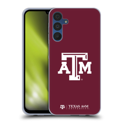 Texas A&M University TAMU Texas A&m University Plain Soft Gel Case for Samsung Galaxy A15 & MagSafe