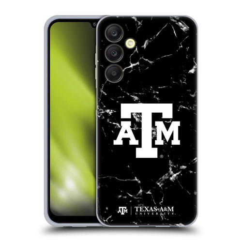 Texas A&M University TAMU Texas A&m University B&W Marble Soft Gel Case for Samsung Galaxy A25 5G