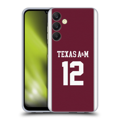 Texas A&M University TAMU Texas A&m University Football Jersey Soft Gel Case for Samsung Galaxy A25 5G