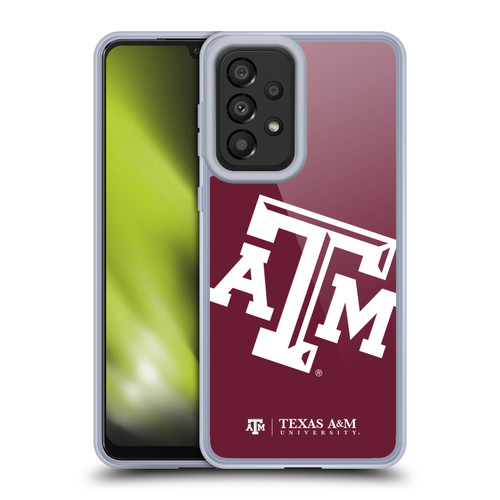 Texas A&M University TAMU Texas A&m University Oversized Soft Gel Case for Samsung Galaxy A33 5G (2022)