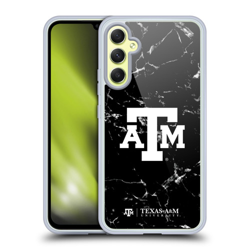 Texas A&M University TAMU Texas A&m University B&W Marble Soft Gel Case for Samsung Galaxy A34 5G