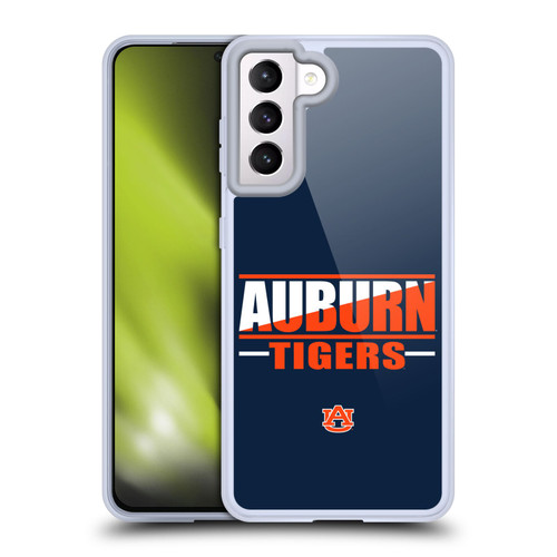 Auburn University AU Auburn University Art Auburn Tigers 2 Soft Gel Case for Samsung Galaxy S21 5G & MagSafe