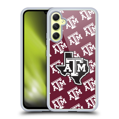 Texas A&M University TAMU Texas A&m University Pattern Soft Gel Case for Samsung Galaxy A34 5G