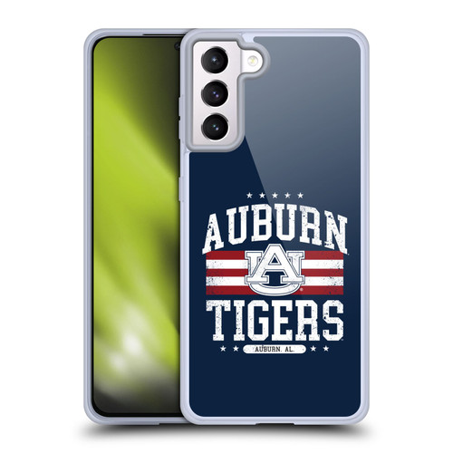 Auburn University AU Auburn University Art Auburn Pride Soft Gel Case for Samsung Galaxy S21+ 5G & MagSafe