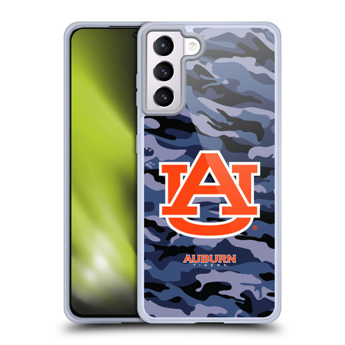 Auburn University AU Auburn University Art Camou 1 Soft Gel Case for Samsung Galaxy S21+ 5G & MagSafe
