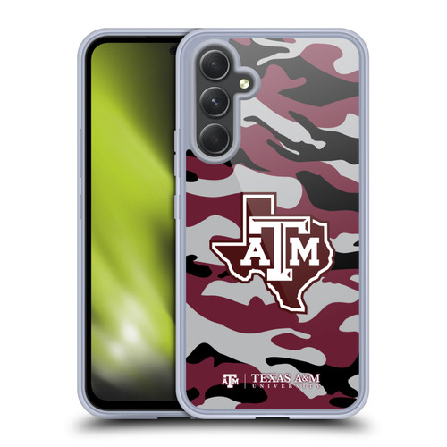 Texas A&M University TAMU Texas A&m University Camouflage Soft Gel Case for Samsung Galaxy A54 5G