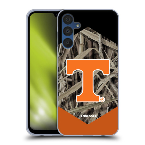 University Of Tennessee UTK University Of Tennessee Art Color Blocking Hunting Camou Soft Gel Case for Samsung Galaxy A15 & MagSafe