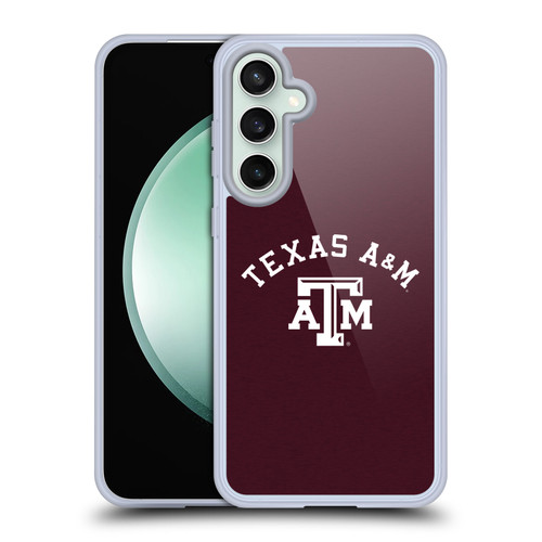 Texas A&M University TAMU Texas A&m University Campus Logotype Soft Gel Case for Samsung Galaxy S23 FE 5G & MagSafe
