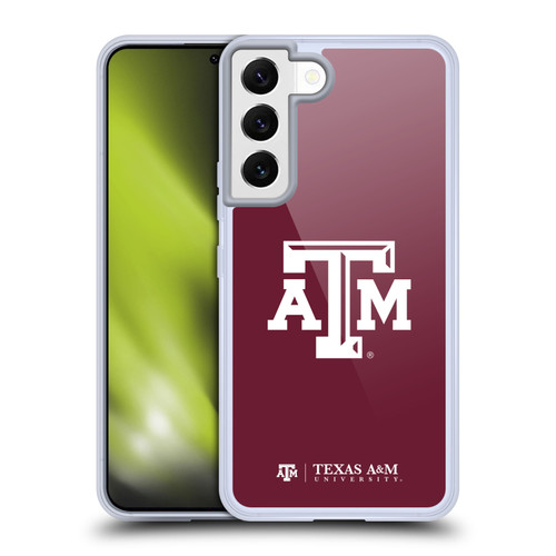 Texas A&M University TAMU Texas A&m University Plain Soft Gel Case for Samsung Galaxy S22 5G & MagSafe