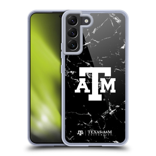 Texas A&M University TAMU Texas A&m University B&W Marble Soft Gel Case for Samsung Galaxy S22+ 5G & MagSafe