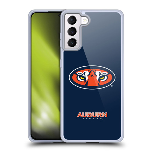Auburn University AU Auburn University Plain Soft Gel Case for Samsung Galaxy S21+ 5G & MagSafe