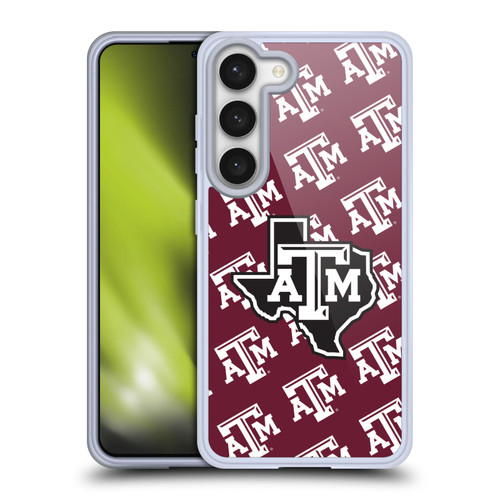Texas A&M University TAMU Texas A&m University Pattern Soft Gel Case for Samsung Galaxy S23 5G & MagSafe