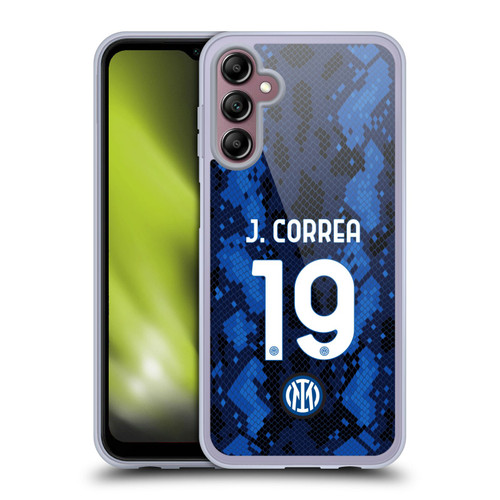 Fc Internazionale Milano 2021/22 Players Home Kit Joaquín Correa Soft Gel Case for Samsung Galaxy A14 5G
