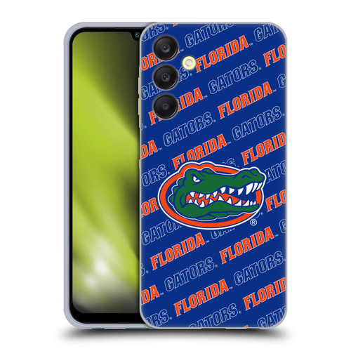 University Of Florida UF University of Florida Art Logo Pattern Soft Gel Case for Samsung Galaxy A25 5G