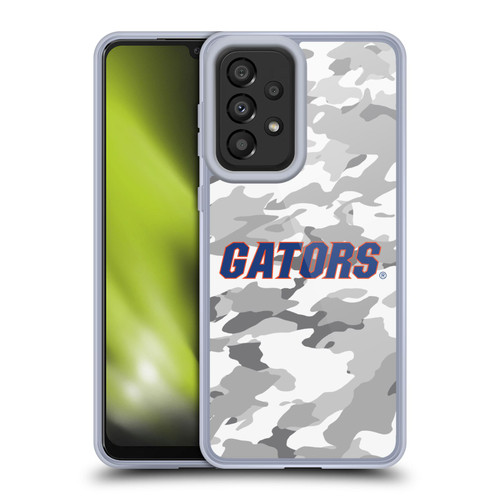 University Of Florida UF University of Florida Art Camou Winter Soft Gel Case for Samsung Galaxy A33 5G (2022)
