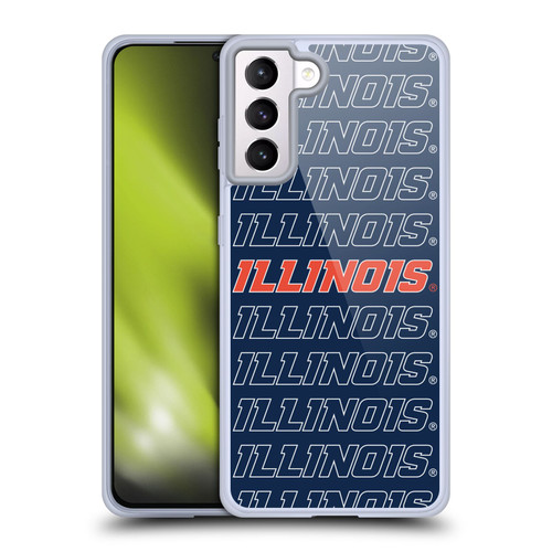 University Of Illinois U Of I University Of Illinois Art Word Mark 1 Soft Gel Case for Samsung Galaxy S21+ 5G & MagSafe