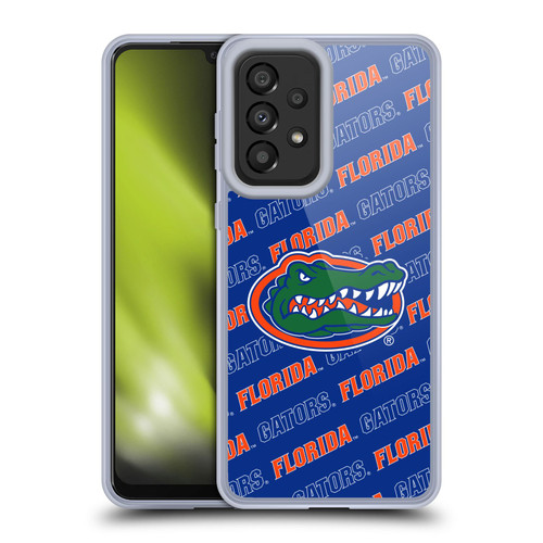 University Of Florida UF University of Florida Art Logo Pattern Soft Gel Case for Samsung Galaxy A33 5G (2022)