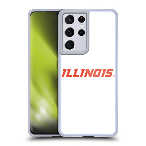 University Of Illinois U Of I University Of Illinois Art Word Mark 2 Soft Gel Case for Samsung Galaxy S21 Ultra 5G & MagSafe
