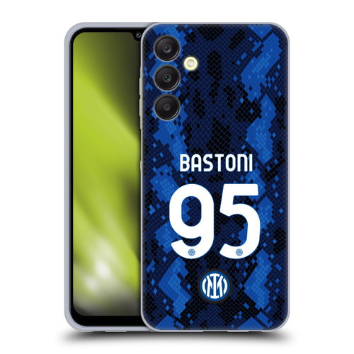 Fc Internazionale Milano 2021/22 Players Home Kit Alessandro Bastoni Soft Gel Case for Samsung Galaxy A25 5G