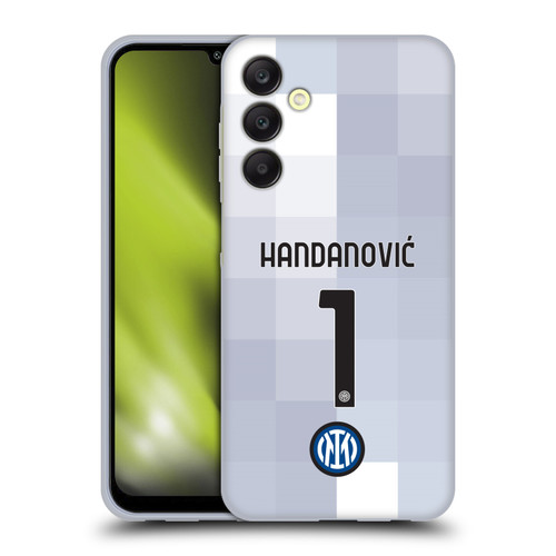 Fc Internazionale Milano 2021/22 Players Home Kit Samir Handanovic Soft Gel Case for Samsung Galaxy A25 5G