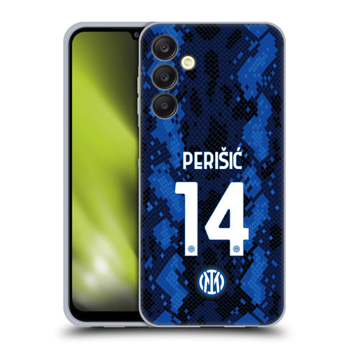 Fc Internazionale Milano 2021/22 Players Home Kit Ivan Perisic Soft Gel Case for Samsung Galaxy A25 5G