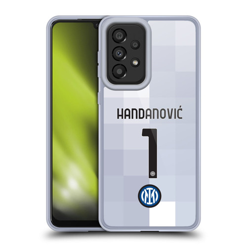 Fc Internazionale Milano 2021/22 Players Home Kit Samir Handanovic Soft Gel Case for Samsung Galaxy A33 5G (2022)