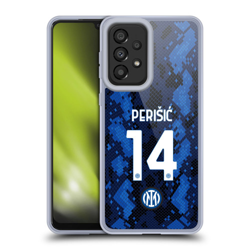 Fc Internazionale Milano 2021/22 Players Home Kit Ivan Perisic Soft Gel Case for Samsung Galaxy A33 5G (2022)