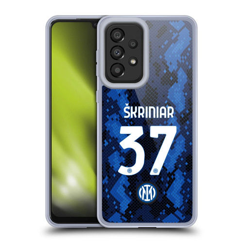 Fc Internazionale Milano 2021/22 Players Home Kit Milan Skriniar Soft Gel Case for Samsung Galaxy A33 5G (2022)