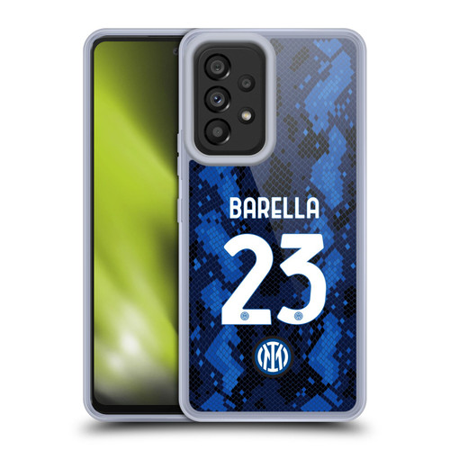 Fc Internazionale Milano 2021/22 Players Home Kit Nicolò Barella Soft Gel Case for Samsung Galaxy A53 5G (2022)