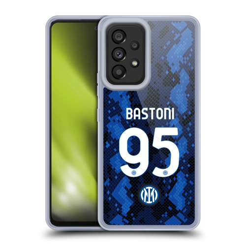 Fc Internazionale Milano 2021/22 Players Home Kit Alessandro Bastoni Soft Gel Case for Samsung Galaxy A53 5G (2022)