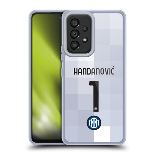 Fc Internazionale Milano 2021/22 Players Home Kit Samir Handanovic Soft Gel Case for Samsung Galaxy A53 5G (2022)
