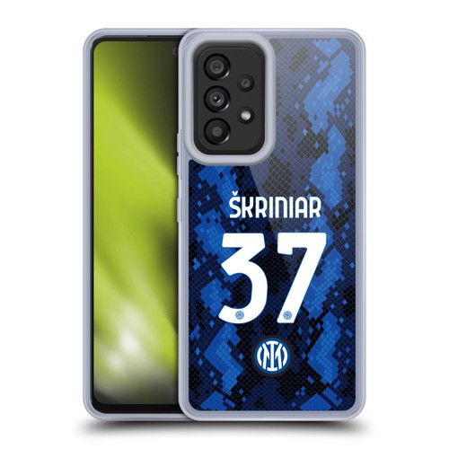 Fc Internazionale Milano 2021/22 Players Home Kit Milan Skriniar Soft Gel Case for Samsung Galaxy A53 5G (2022)
