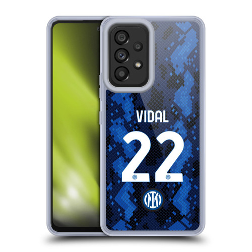 Fc Internazionale Milano 2021/22 Players Home Kit Arturo Vidal Soft Gel Case for Samsung Galaxy A53 5G (2022)