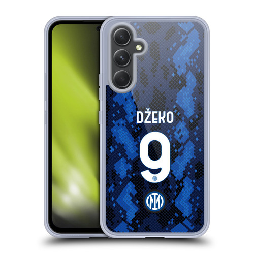 Fc Internazionale Milano 2021/22 Players Home Kit Edin Dzeko Soft Gel Case for Samsung Galaxy A54 5G