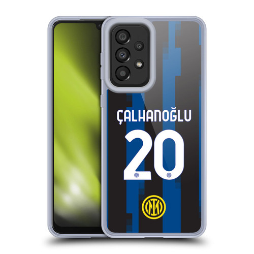 Fc Internazionale Milano 2023/24 Players Home Kit Hakan Çalhanoglu Soft Gel Case for Samsung Galaxy A33 5G (2022)