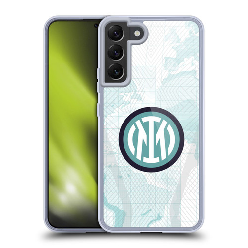 Fc Internazionale Milano 2022/23 Crest Kit Away Soft Gel Case for Samsung Galaxy S22+ 5G & MagSafe