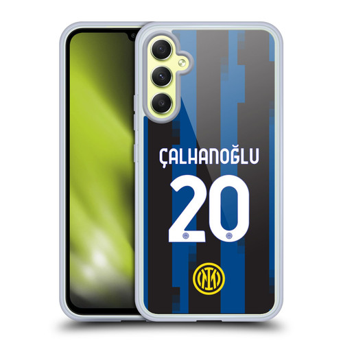 Fc Internazionale Milano 2023/24 Players Home Kit Hakan Çalhanoglu Soft Gel Case for Samsung Galaxy A34 5G