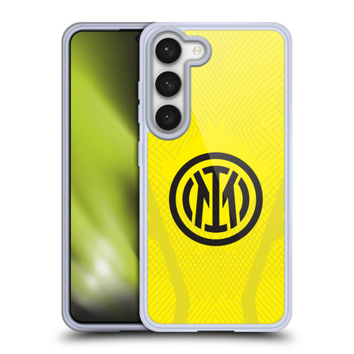 Fc Internazionale Milano 2022/23 Crest Kit Third Soft Gel Case for Samsung Galaxy S23 5G & MagSafe