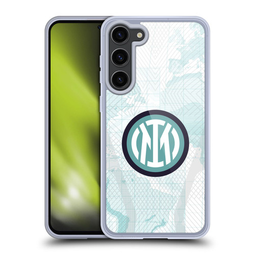 Fc Internazionale Milano 2022/23 Crest Kit Away Soft Gel Case for Samsung Galaxy S23+ 5G & MagSafe