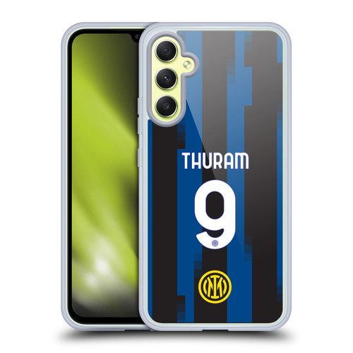 Fc Internazionale Milano 2023/24 Players Home Kit Marcus Thuram Soft Gel Case for Samsung Galaxy A34 5G