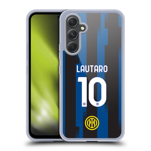 Fc Internazionale Milano 2023/24 Players Home Kit Lautaro Martínez Soft Gel Case for Samsung Galaxy A54 5G